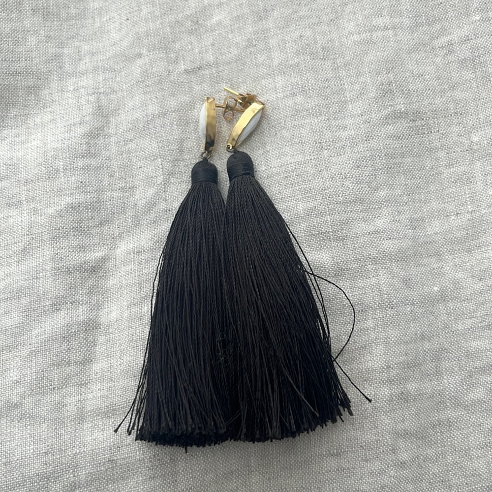 Fringe earrings